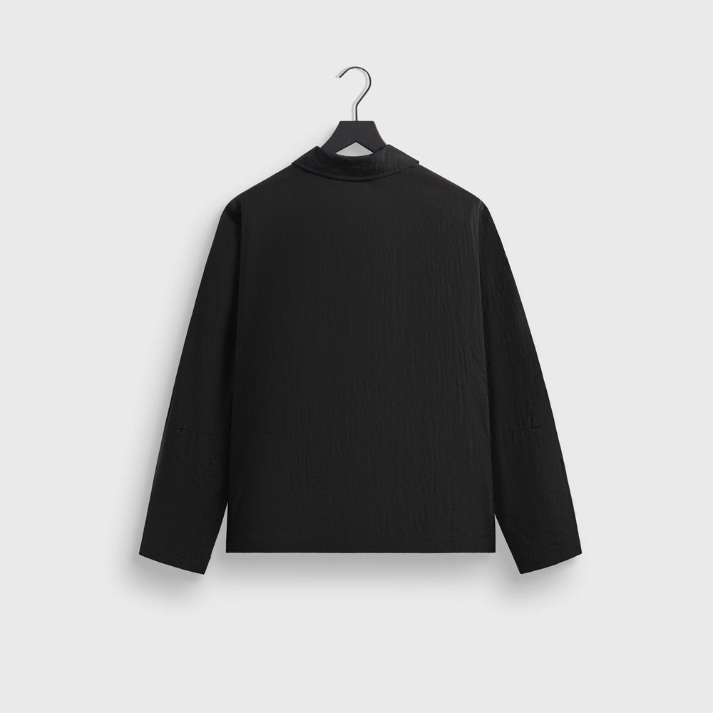 Kith Wrinkle Nylon Jonas Coaches Jacket - Black | Kith Black