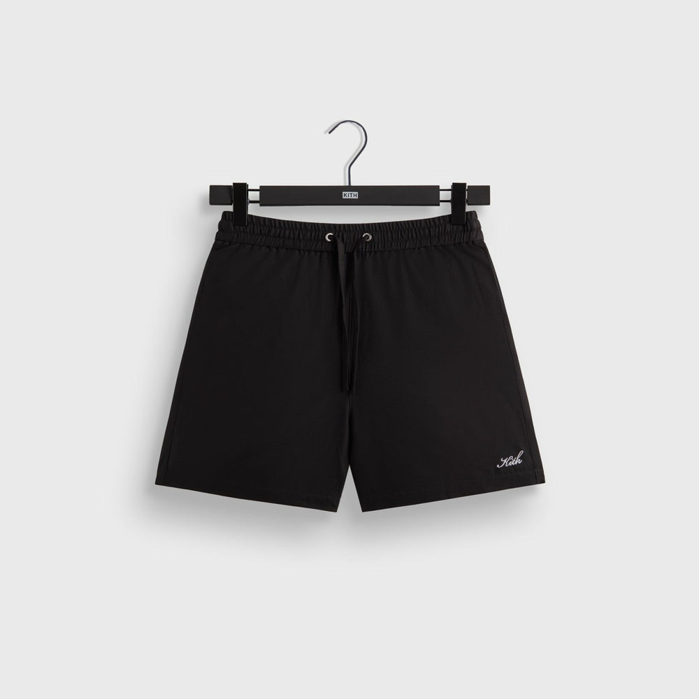 Kith Silk Cotton Active Short - Black | Kith Black