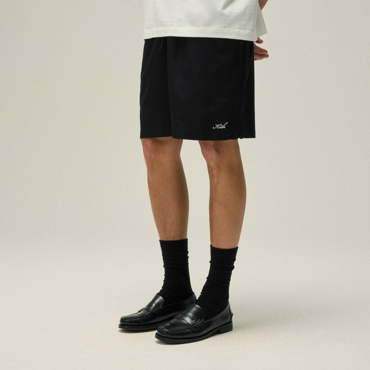 Kith Twill Collins Swim Short - Black | Kith Black