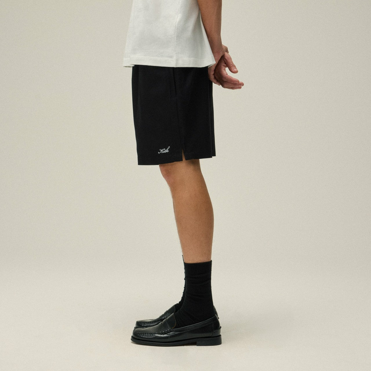 Kith Twill Collins Swim Short - Black | Kith Black