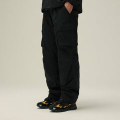 Kith Wrinkle Nylon Bristol Cargo Pant - Black | Kith Black