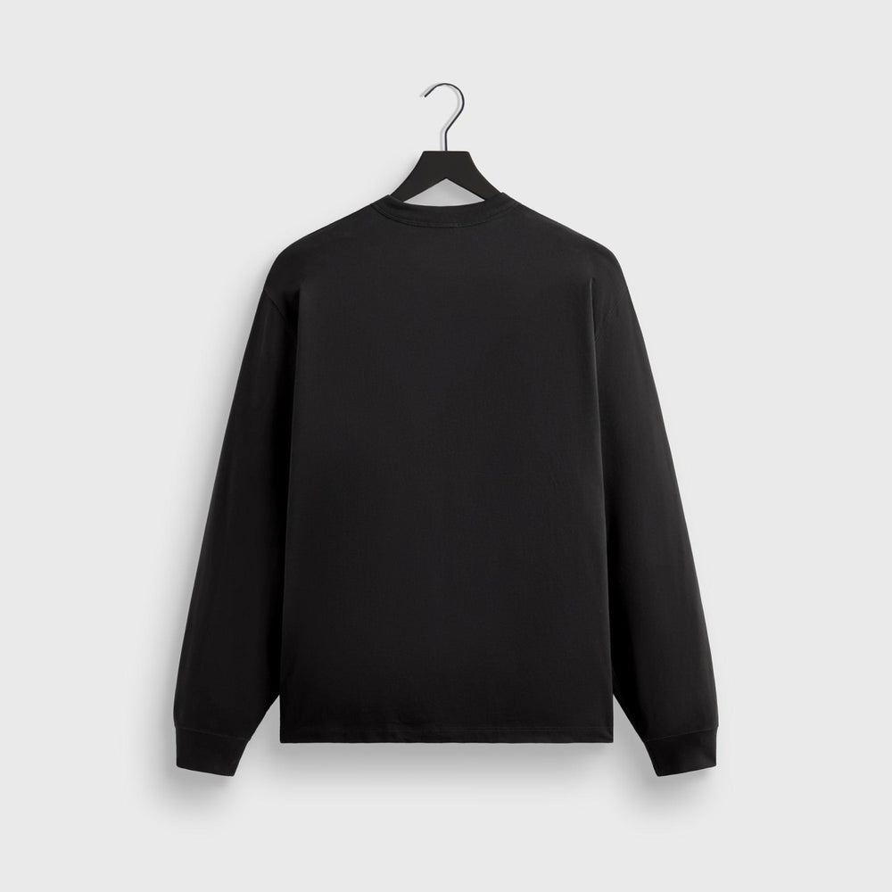 Kith Long Sleeve Leonard Pocket Tee - Black | Kith Black