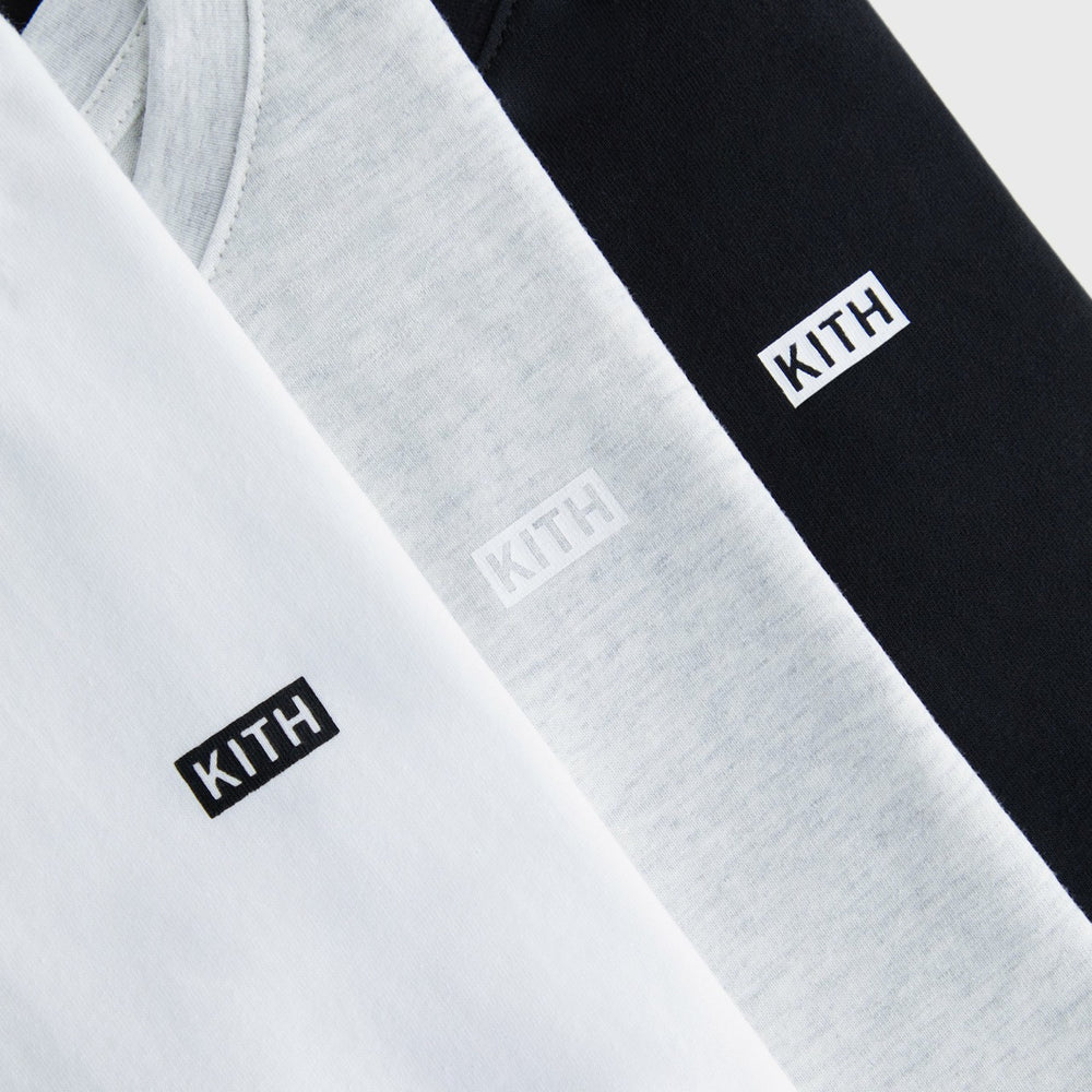 Kith Kids 3-Pack Core Short Sleeve Tee - Black | Kith Black