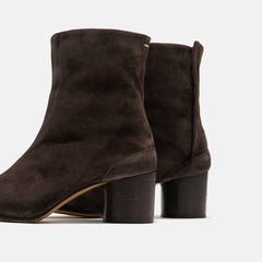 Maison Margiela WMNS Tabi Ankle Boots H60 - Dark Brown Suede | Kith Dark Brown Suede