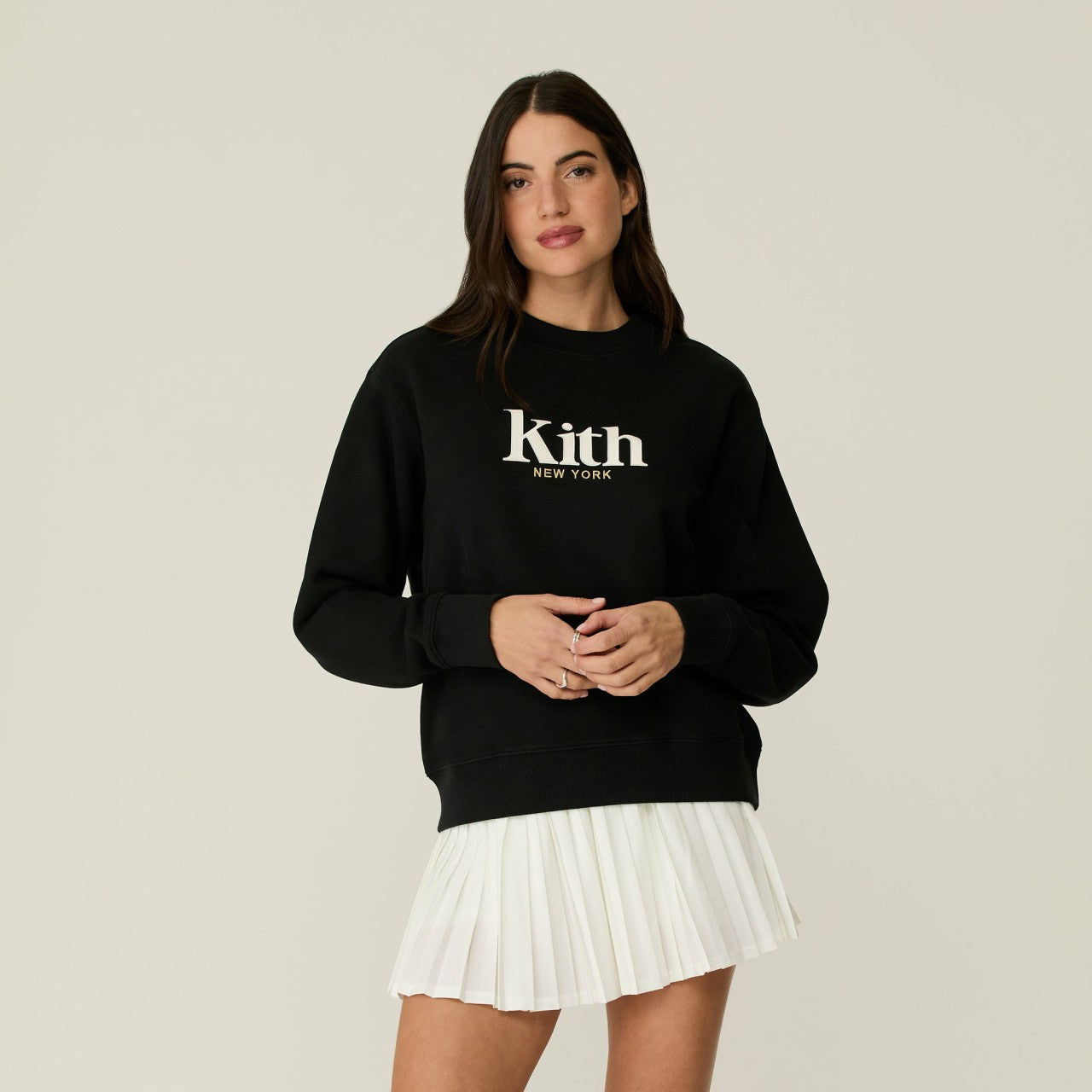 Kith Women Asher New York Crewneck - Black | Kith Black