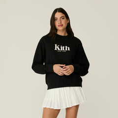 Kith Women Asher New York Crewneck - Black | Kith Black