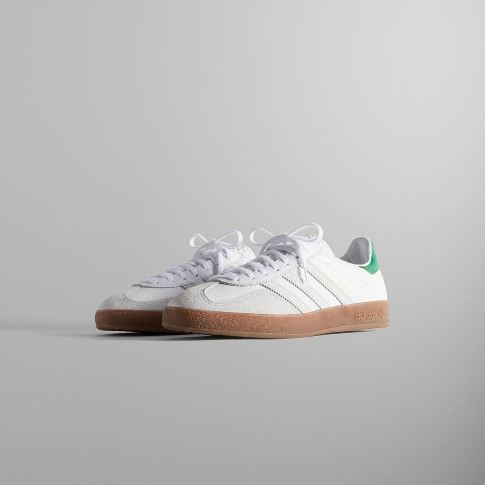 Kith Classics for adidas Originals Gazelle Indoor - White / Green | Kith White / Green