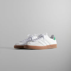 Kith Classics for adidas Originals Gazelle Indoor - White / Green | Kith White / Green
