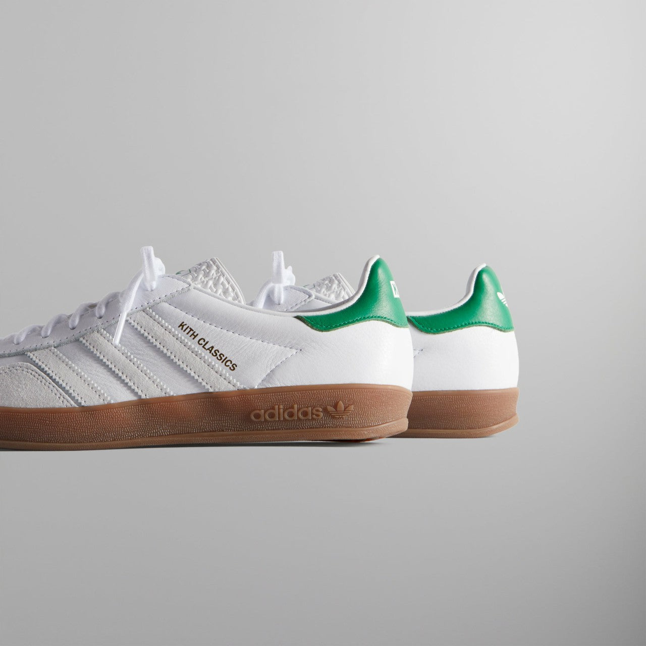 Kith Classics for adidas Originals Gazelle Indoor - White / Green | Kith White / Green