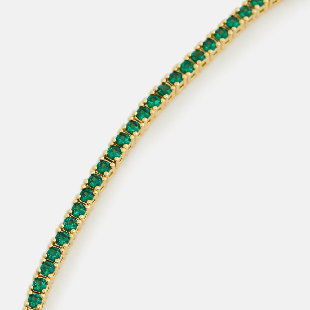 Crystal Haze Mini Serena Bracelet - Green | Kith Green