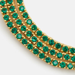 Crystal Haze Mini Serena Necklace - Green | Kith Green