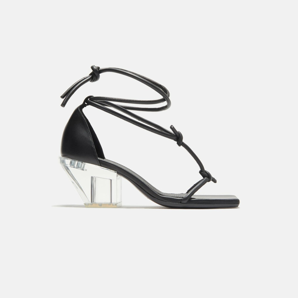 Rick Owens Sliver Sandal - Black / Clear | Kith Black / Clear