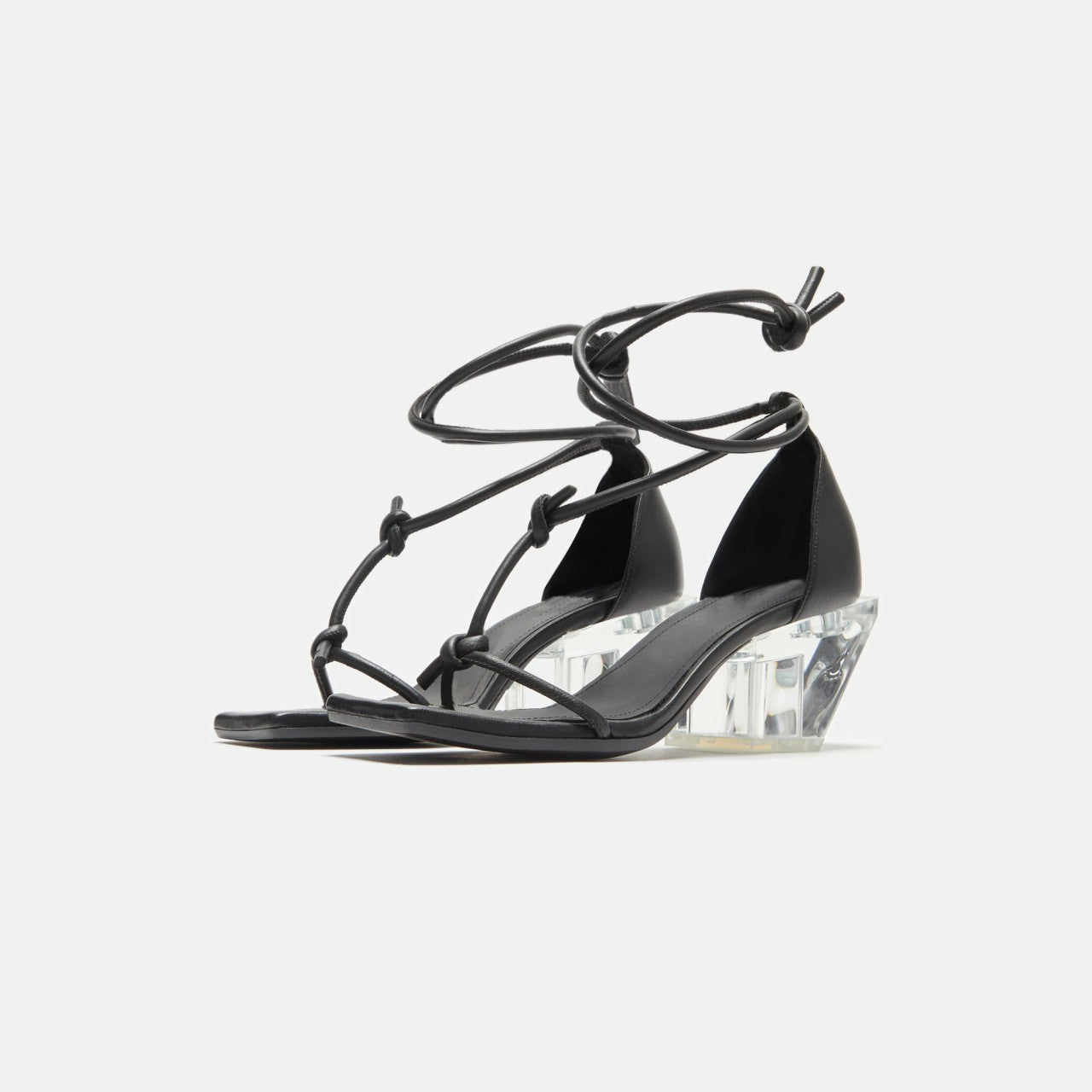 Rick Owens Sliver Sandal - Black / Clear | Kith Black / Clear