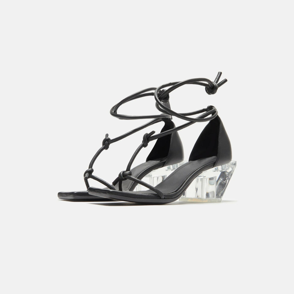 Rick Owens Sliver Sandal - Black / Clear | Kith Black / Clear