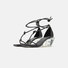 Rick Owens Sliver Sandal - Black / Clear | Kith Black / Clear