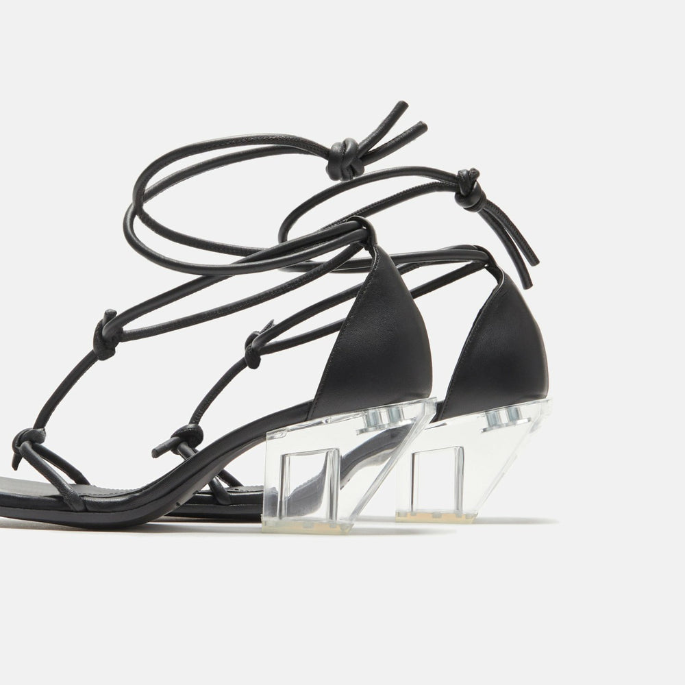 Rick Owens Sliver Sandal - Black / Clear | Kith Black / Clear