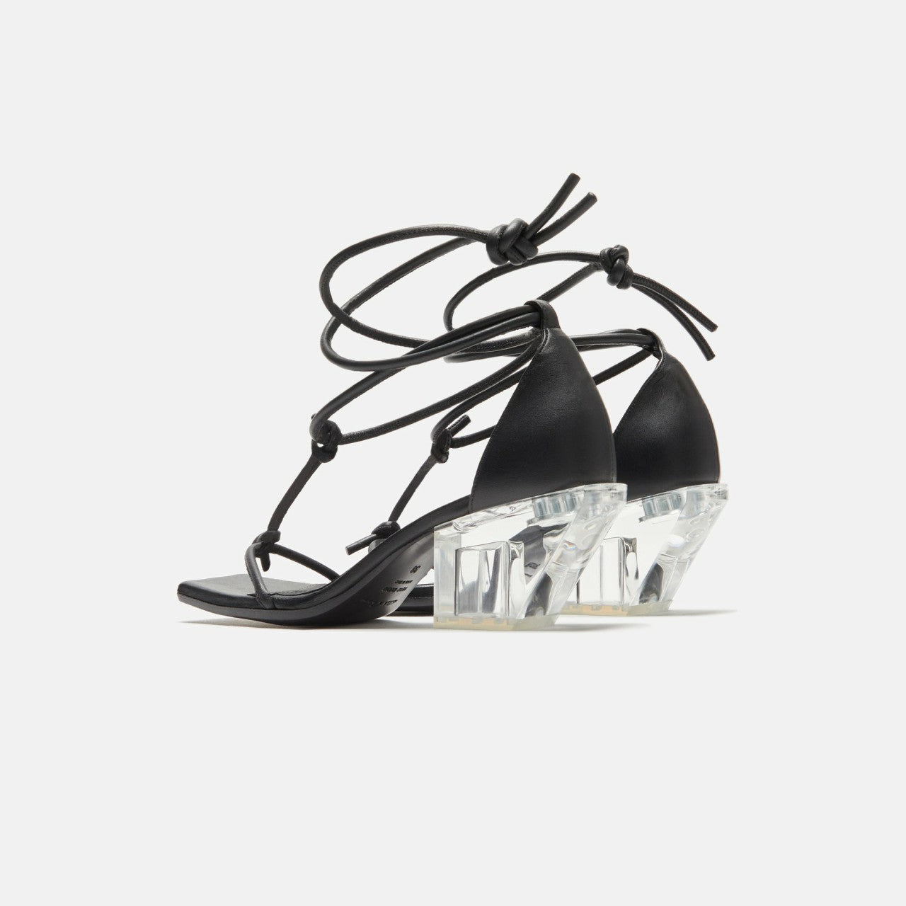 Rick Owens Sliver Sandal - Black / Clear | Kith Black / Clear