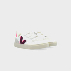 Veja PS V-10 - White / Magenta Sari | Kith White / Magenta Sari
