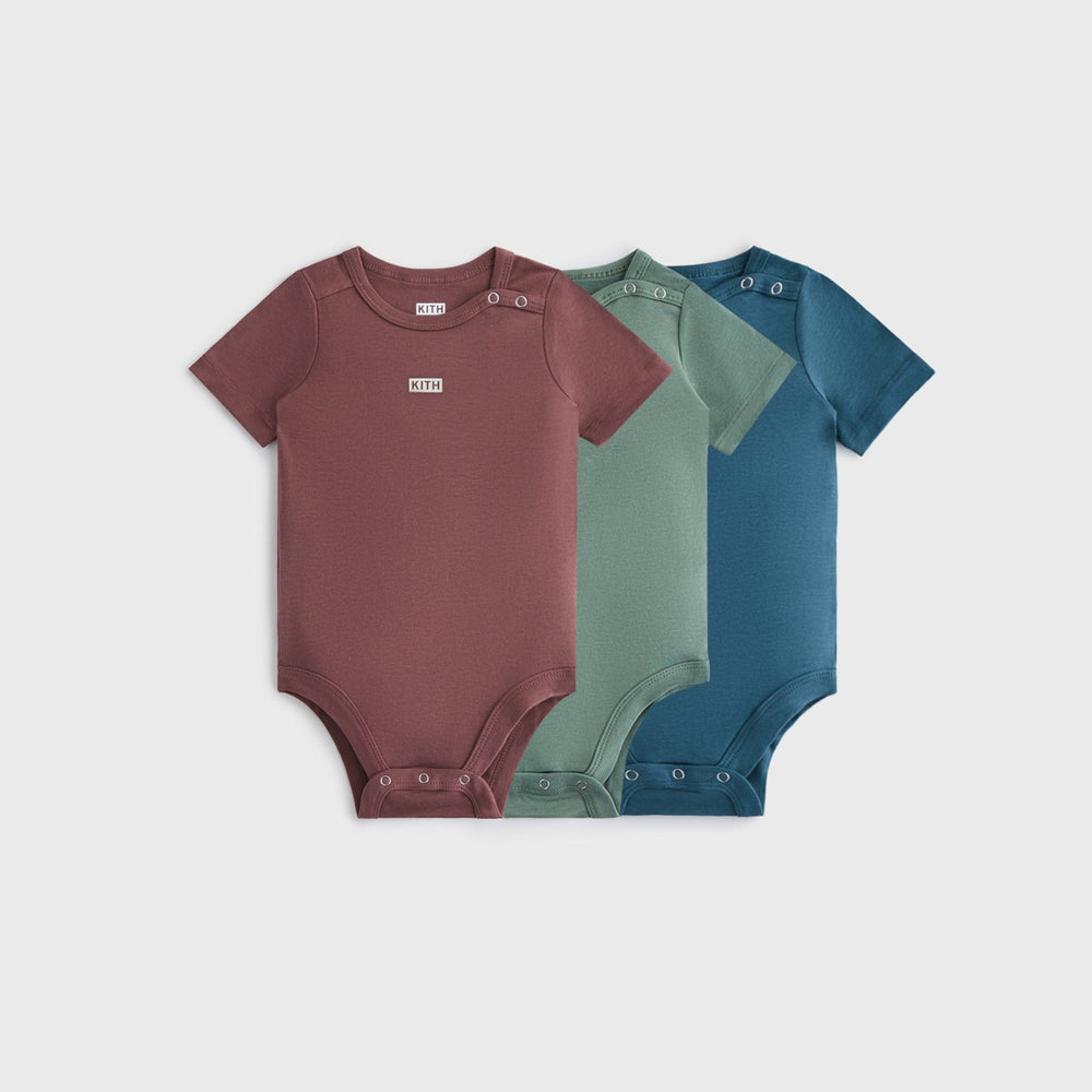 Kith Baby Palette 3-Pack Bodysuit - Rogue | Kith Rogue