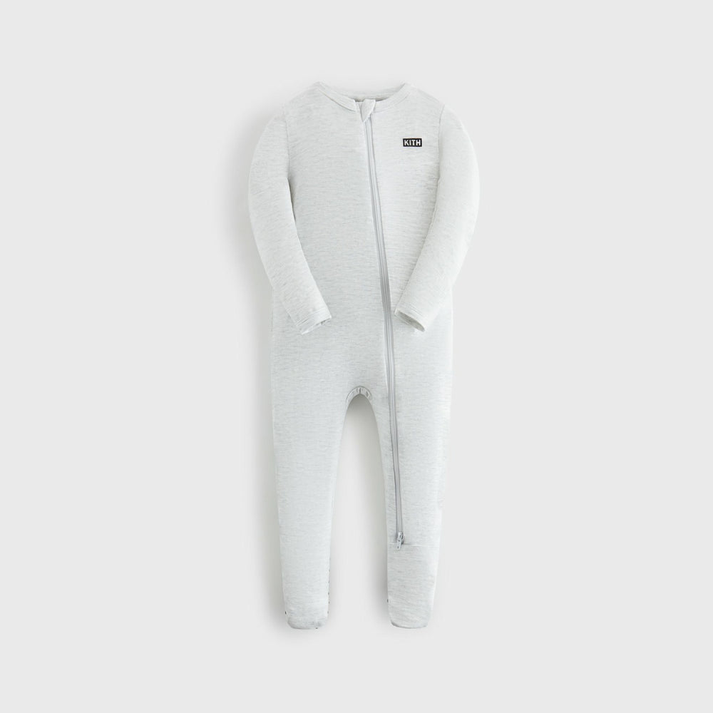 Kith Baby Coverall - Light Heather Grey | Kith Light Heather Grey