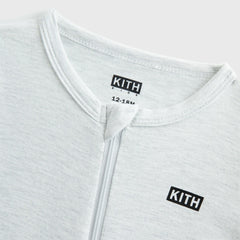 Kith Baby Coverall - Light Heather Grey | Kith Light Heather Grey