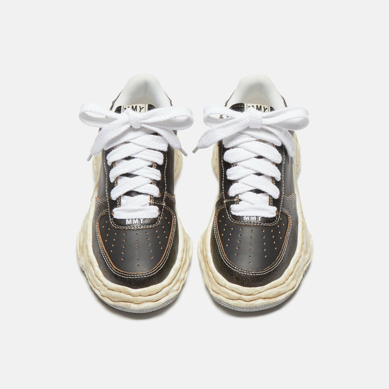 Mihara Yasuhiro Wayne - Cracking Leather / Black | Kith Cracking Leather / Black