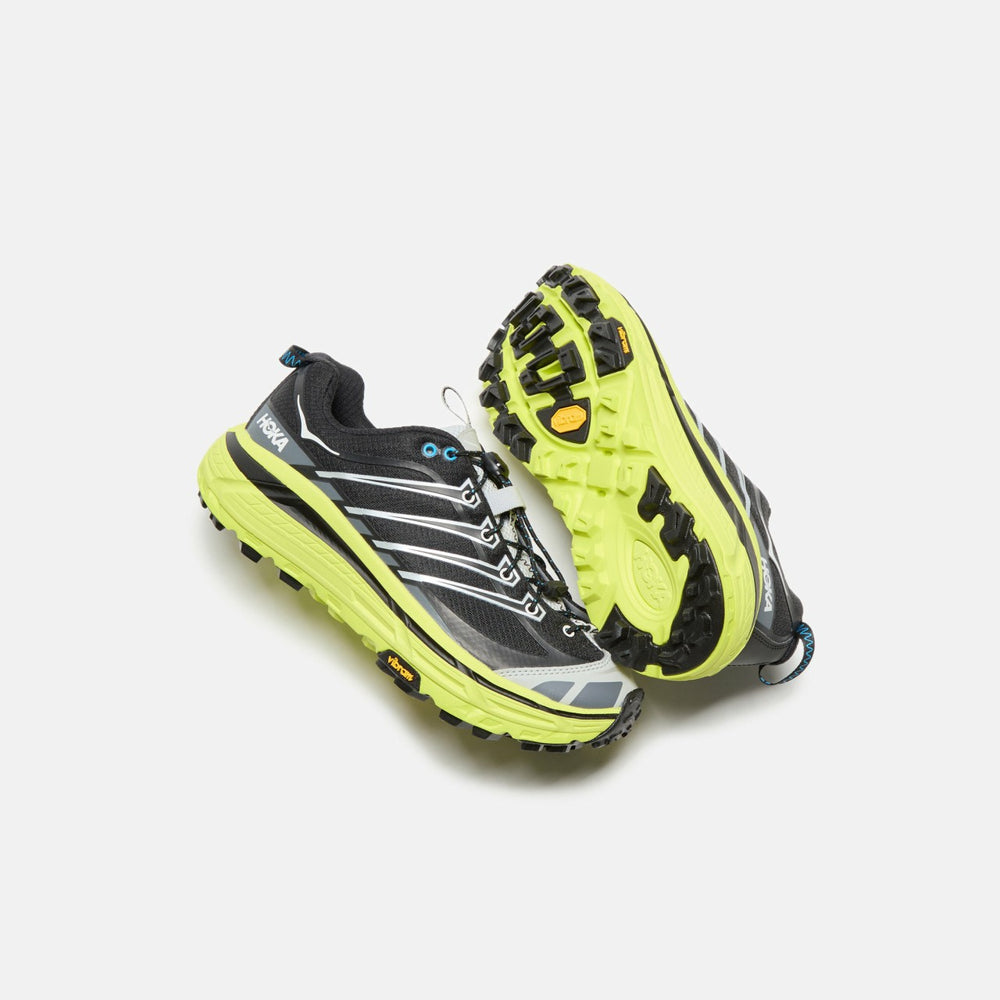 HOKA Mafate THREE2 - Black / Citrus | Kith Black / Citrus
