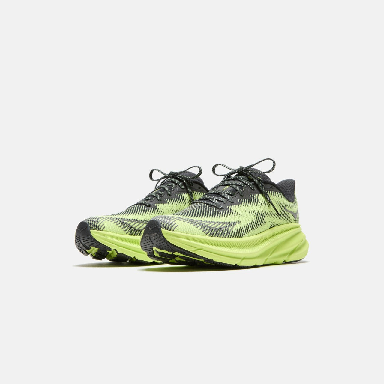 HOKA Clifton 9 GTX TS - Black / Lettuce | Kith Black / Lettuce