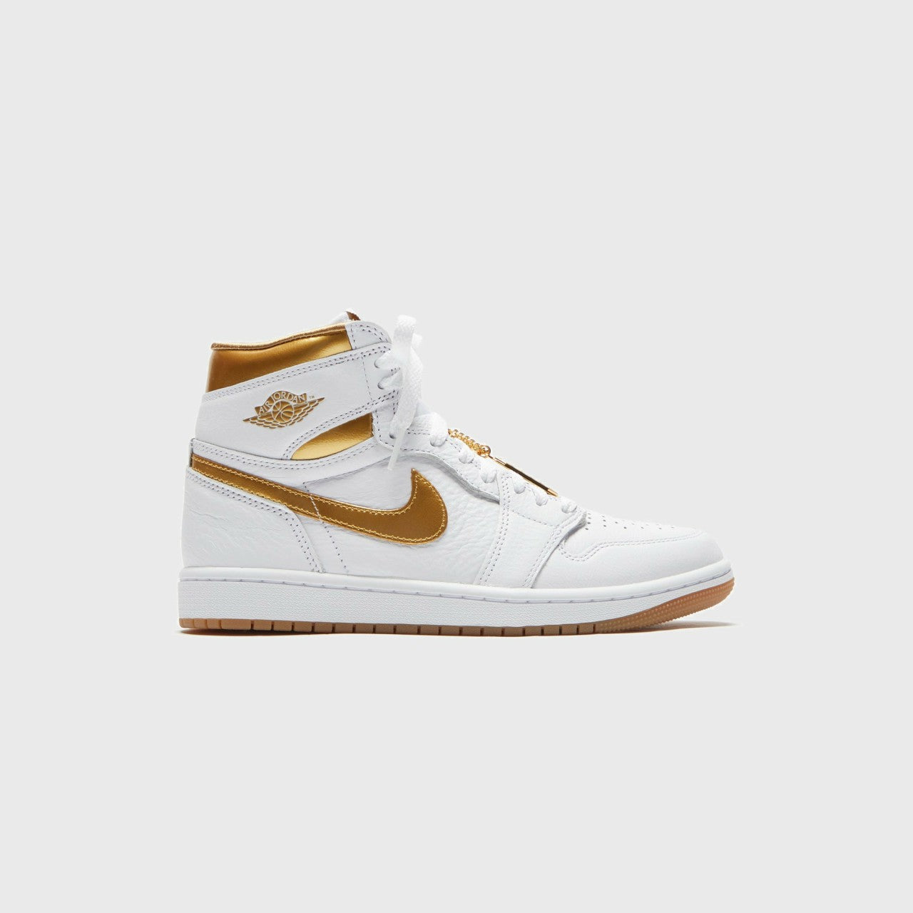 Jordan WMNS Air Jordan 1 High OG - White / Metallic Gold / Gum Light B | Kith White / Metallic Gold / Gum Light Brown