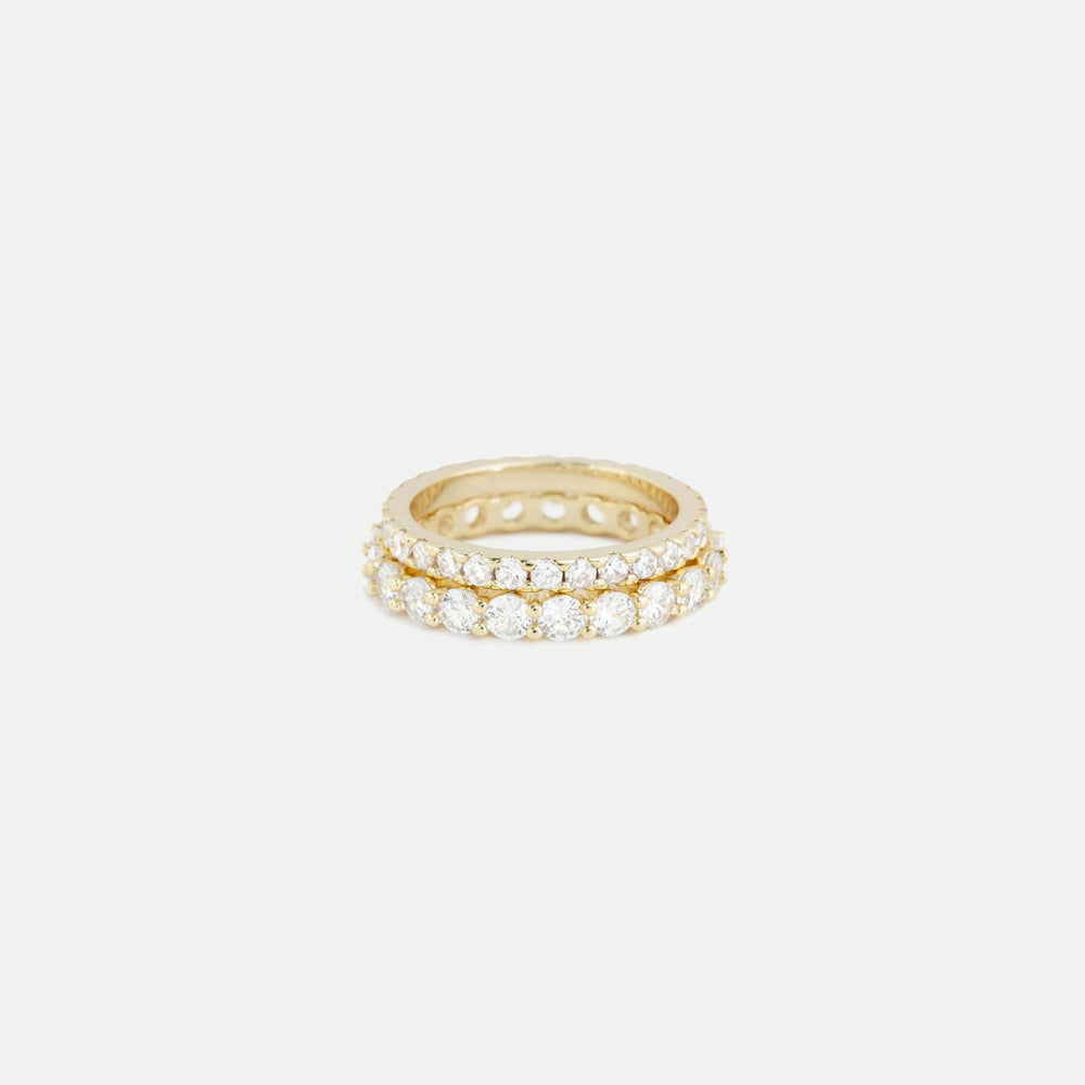 SHASHI Vroom Ring Set - Gold | Kith Gold
