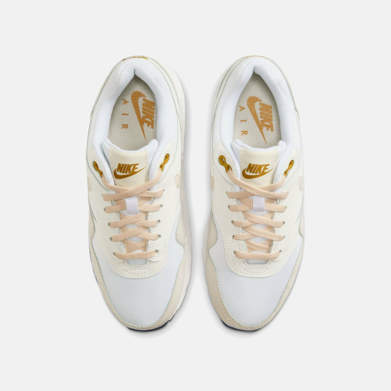 Nike Grade School Air Max 1 - White / Light Orewood / Brown / Bronzine | Kith White / Light Orewood / Brown / Bronzine
