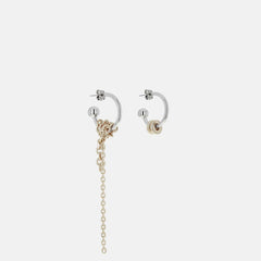 Justine Clenquet Moore Earrings - Gold / Palladium | Kith Gold / Palladium