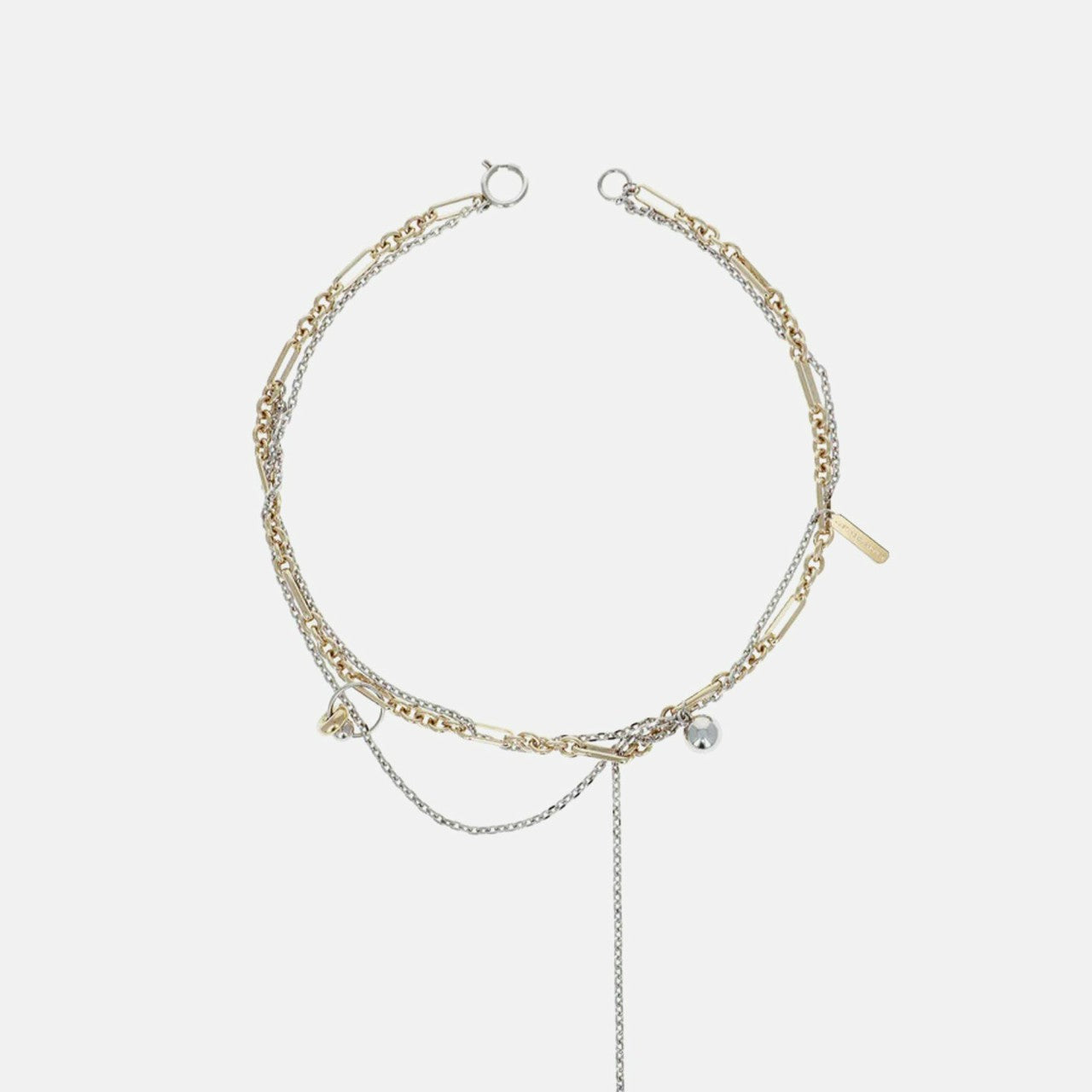 Justine Clenquet Rachel Necklace - Gold / Palladium | Kith Gold / Palladium