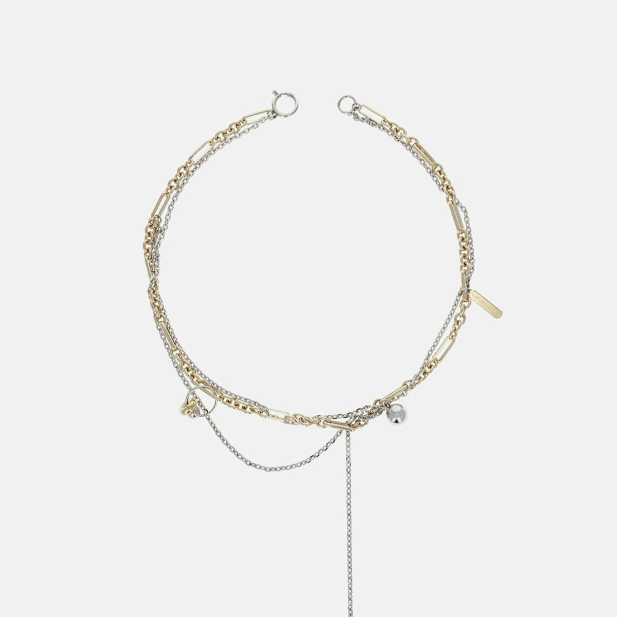 Justine Clenquet Rachel Necklace - Gold / Palladium | Kith Gold / Palladium