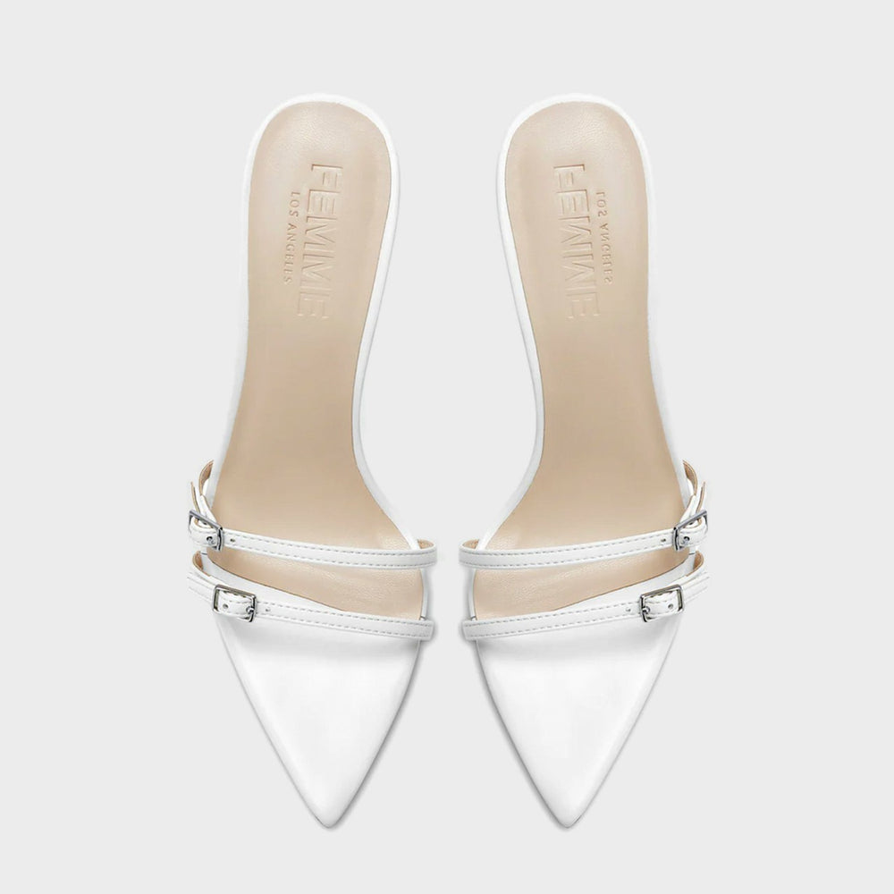 Femme LA Naxos Slipper - Santorini White | Kith Santorini White