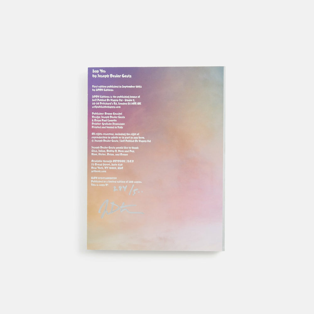 MACK Books Say Yes Joseph Desler Costa | Kith