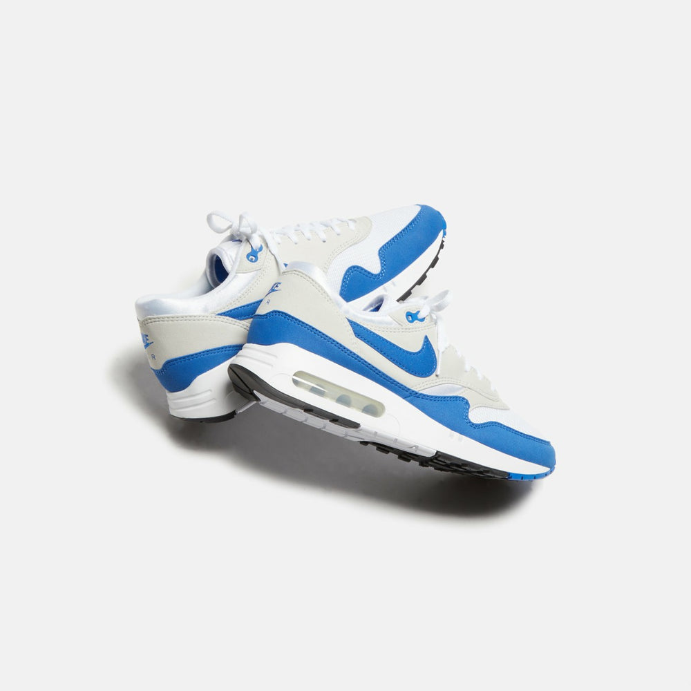 Nike WMNS Air Max 1 '86 - White / Light Neutral Grey / Black / Royal B | Kith White / Light Neutral Grey / Black / Royal Blue
