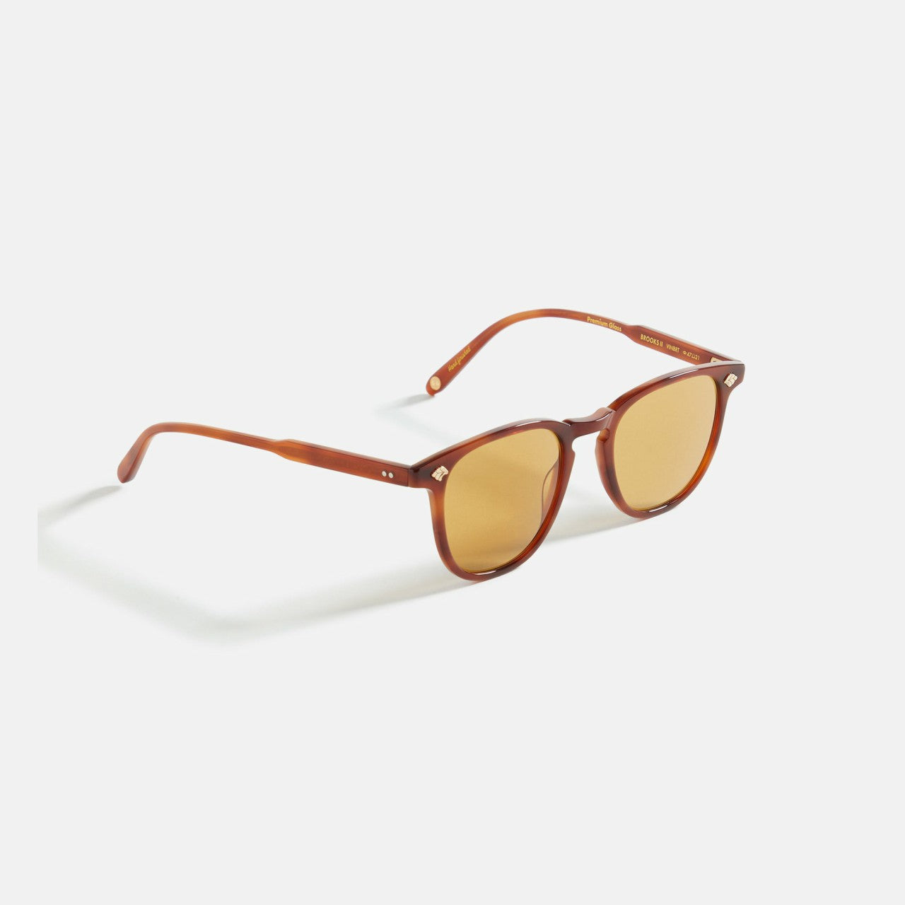 Garrett Leight Brooks II Sun - Vintage Burnt Tortoise / Pure Maple | Kith Vintage Burnt Tortoise / Pure Maple