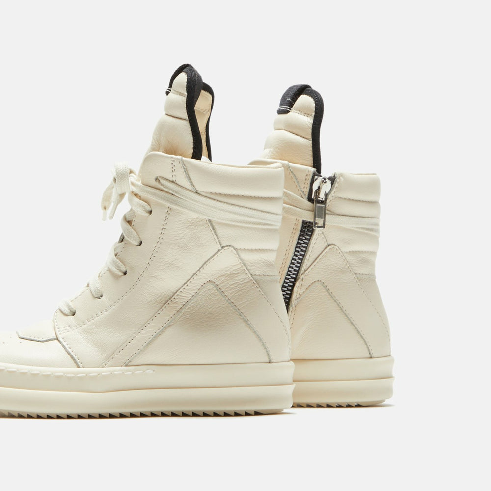 Rick Owens Kids Geobasket - Milk / Milk / Milk Scarpe in Pelle | Kith Milk / Milk / Milk Scarpe in Pelle