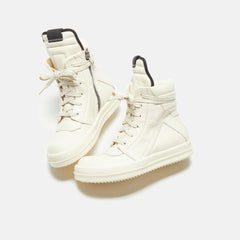 Rick Owens Kids Geobasket - Milk / Milk / Milk Scarpe in Pelle | Kith Milk / Milk / Milk Scarpe in Pelle