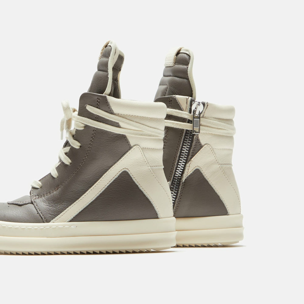 Rick Owens Kids Geobasket - Dust / Milk / Milk Scarpe in Pelle | Kith Dust / Milk / Milk Scarpe in Pelle