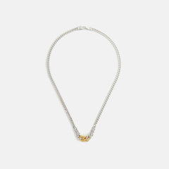 Tom Wood Dean Chain Duo 18 - Silver / Gold | Kith Silver / Gold