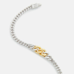 Tom Wood Dean Bracelet Duo 7.7 - Silver / Gold | Kith Silver / Gold