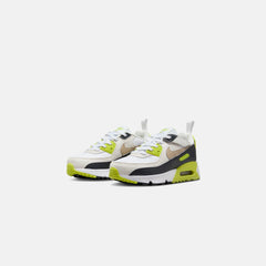 Nike PS Air Max 90 Easyon - White / Khaki / Cyber / Dark Smoke Grey | Kith White / Khaki / Cyber / Dark Smoke Grey