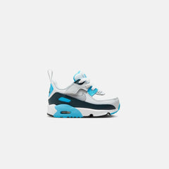 Nike TD Air Max 90 Easyon - White / Wolf Grey / Baltic Blue | Kith White / Wolf Grey / Baltic Blue