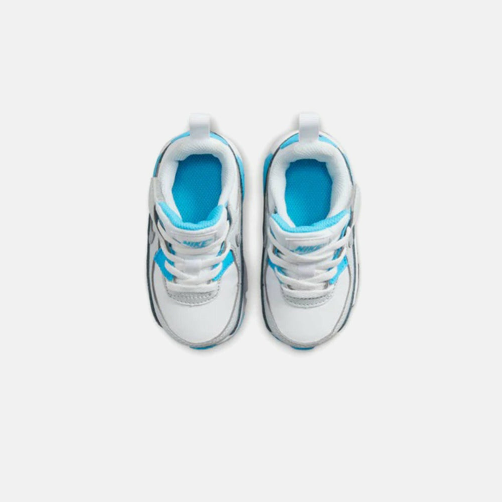Nike TD Air Max 90 Easyon - White / Wolf Grey / Baltic Blue | Kith White / Wolf Grey / Baltic Blue