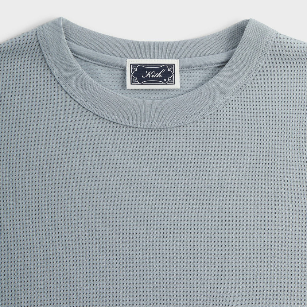 Kith Pointelle Mesh Leonard Pocket Tee - Light Indigo | Kith Light Indigo