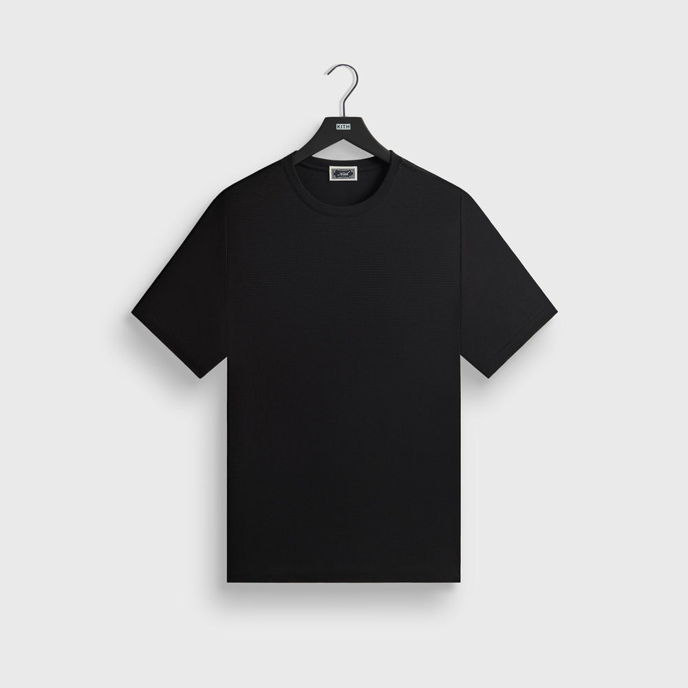 Kith Pointelle Mesh Heathrow Tee - Black | Kith Black
