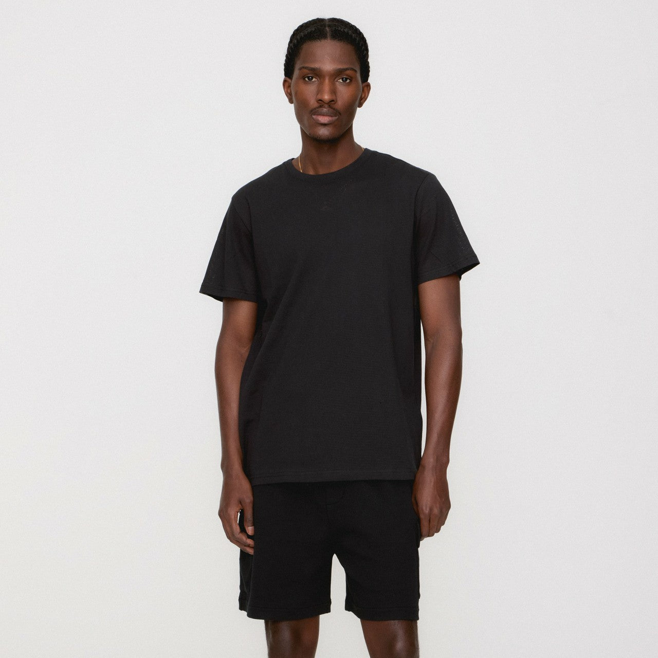 Kith Pointelle Mesh Heathrow Tee - Black | Kith Black