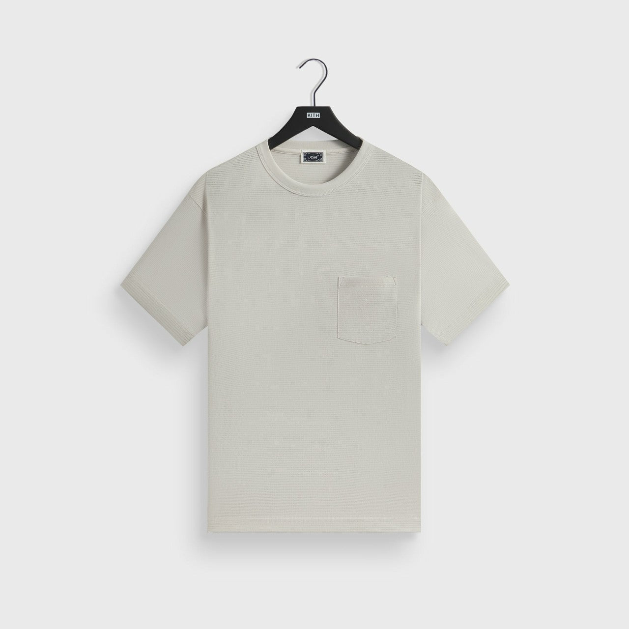 Kith Pointelle Mesh Leonard Pocket Tee - Concrete | Kith Concrete